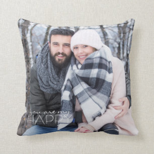 Coussin Amour   TU ES MON HEUREUX   Photo en couple