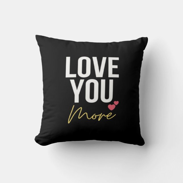Coussin Amour Vous Plus Style Élégant  (Recto)