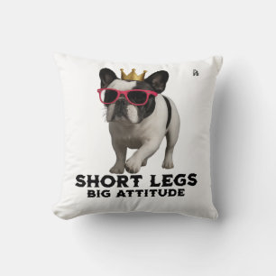 Coussin Amoureux de Bouledogues Français