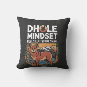 Coussin Amoureux de Dhole Faune Canidé Chien Sauvage Asiat