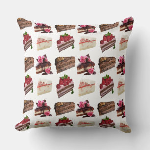 Coussin Amoureux de gâteaux mignons motif de desserts