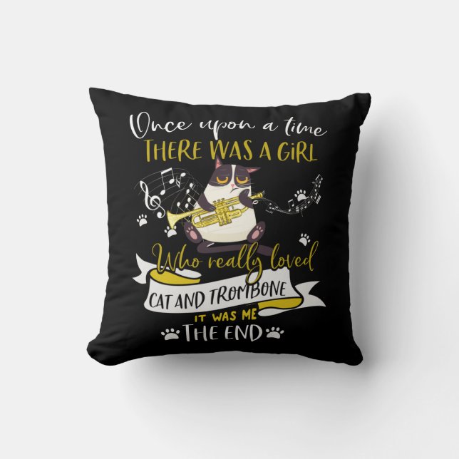 Coussin Amoureux de les chats | Qui A Vraiment Aimé Chat E (Recto)
