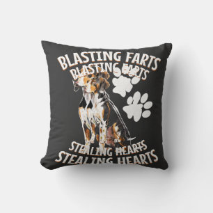 Coussin Amoureux de Treeing Walker Coonhound Propriétaire 