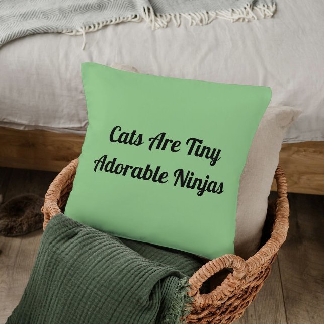Coussin Amoureux des animaux DIY Citation mignonne et drôl (Créateur téléchargé)