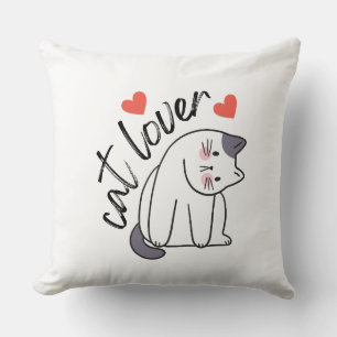 Coussin Amoureux des chats