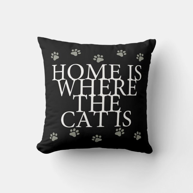 Coussin Amoureux des chats (Recto)