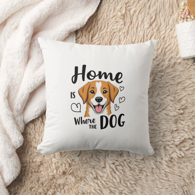 Coussin Amoureux des chiens (Couverture)