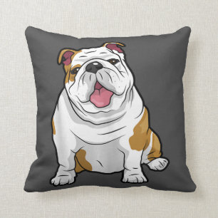 Coussin Amoureux des chiens  Amusant cadeau de chiot de Bu