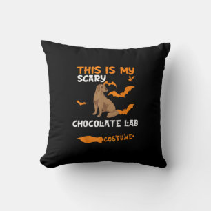 Coussin Amoureux des chiens C'Est Mon Costume De Laborat