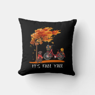 Coussin Amoureux des chiens   Chocolat Labrador C'est l'au