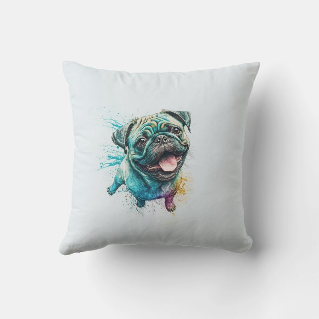 Coussin Amoureux des chiens WIFEY pour femme mariée mariag (Verso)