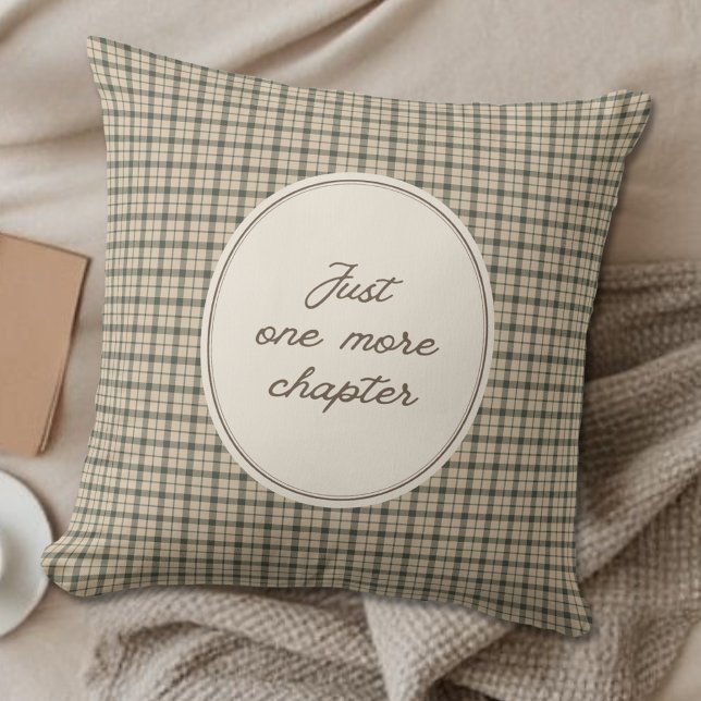 Coussin Amoureux des livres, juste un chapitre de plus, gi (Créateur téléchargé)
