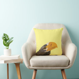 Coussin Amoureux des oiseaux Pygargue
