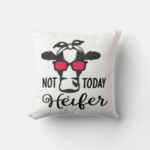 Coussin Amoureux drôle de vache génisse sassy ferme agricu
