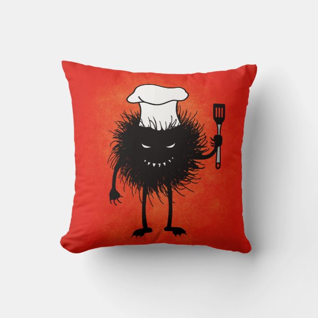 Coussin Amours mauvais de chef d'insecte à faire cuire (Recto)