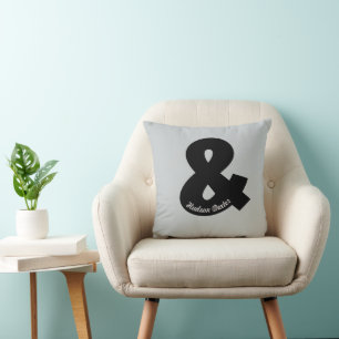 Coussin Ampersand personnalisé