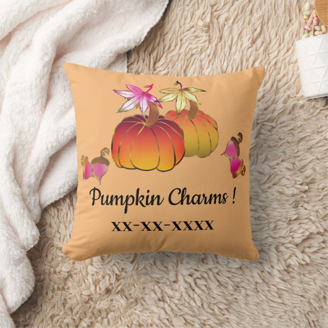 Coussin Amulettes Fantaisistes de Citrouille (Couverture)
