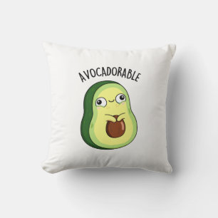 Coussin Amusant Avoc amusant Avocado Pun