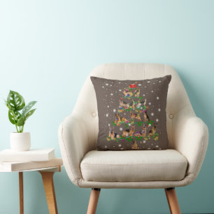 Coussin Amusant berger allemand décoration d'arbre de Noël