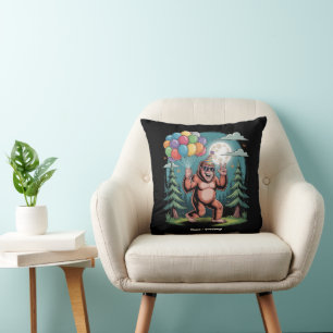 Coussin Amusant Bigfoot fête d'anniversaire Bash Balloons