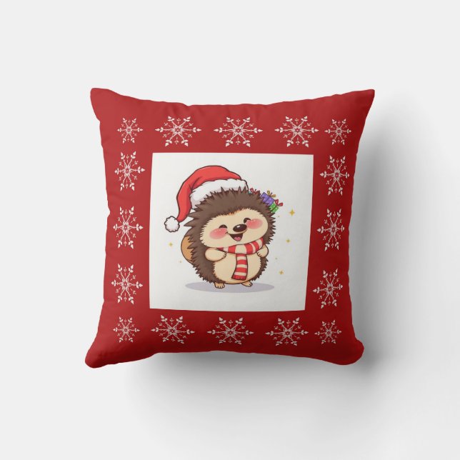 Coussin Amusant Cute tendance élégant élégant Père Noël (Verso)