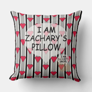 Coussin Amusant et fantaisie Personnalisable Coeur rayonné