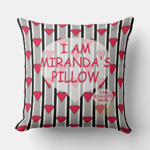 Coussin Amusant et fantaisie Personnalisable Coeur rayonné