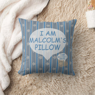 Coussin Amusant et fantaisie Star personnalisable rayé