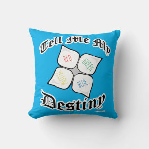 Coussin Amusant et narky Fortuneteller Nostalgie Design