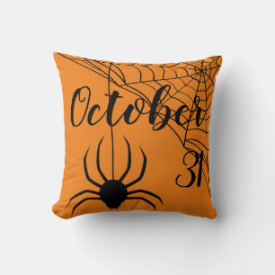 Coussin Amusant Happy Halloween Spider 31 octobre