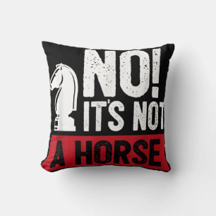 Coussin Amusant jeu d'échecs King Design