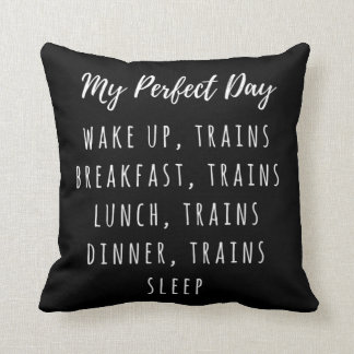 Coussin Amusant Locomotive Train Lover Cadeau mon jour par