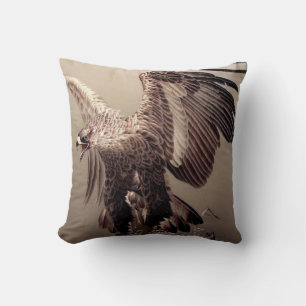 Coussin Amusant Oiseau sauvage Aigle patriotique américain