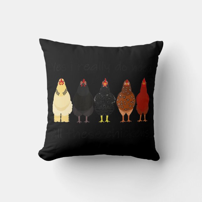 Coussin Amusant Oui J'Ai Vraiment Besoin De Tous Ces Agric (Recto)