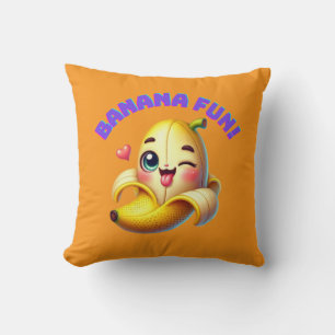 Coussin Amusante conception de l'écriture banane pour Gi a