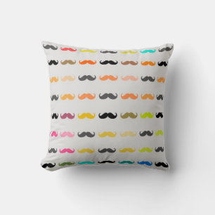Coussin Amusante fille moustache