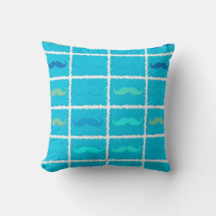 Coussin Amusante Fille pourpre Moustache