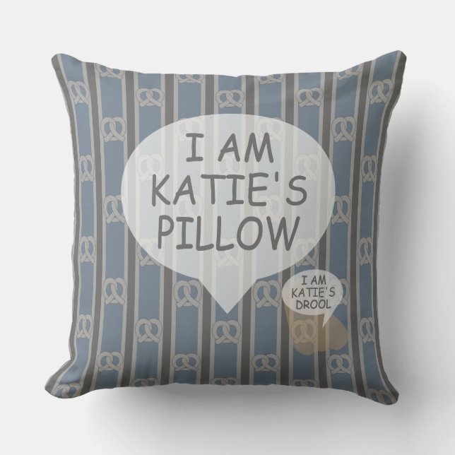 Coussin Amusants et fantaisie Pretzel (Recto)
