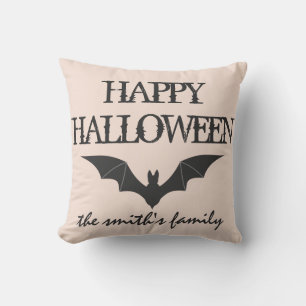 Coussin Amusants Halloween Trick ou Traiter avec chauve-so