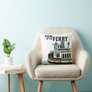 Coussin Amusement Au Voyage En Bateau De Ferry