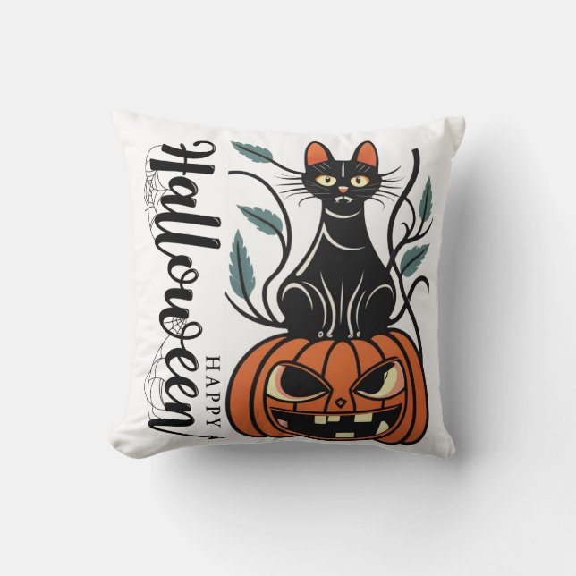 Coussin Amusement d'Halloween (Recto)