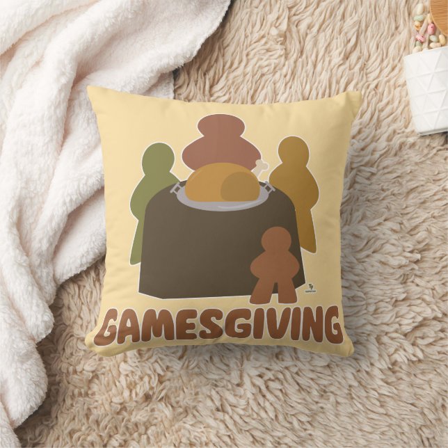 Coussin Amusement Epic Gamesgiving Fun de Thanksgiving Pla (Couverture)