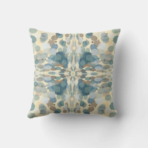Coussin Amusement estival Ocean Spray Splatter Art Abstrai