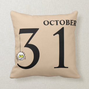 Coussin Amusement Halloween 31 octobre heureux