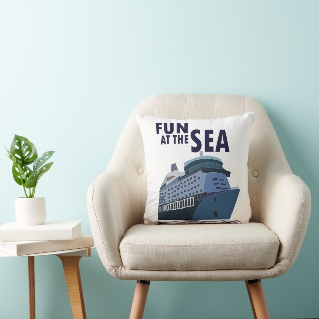 Coussin Amusement Sur Le Bateau De Croisière En Mer (Chaise)