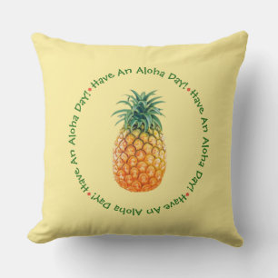 Coussin Ananas Avoir Une Journée Aloha
