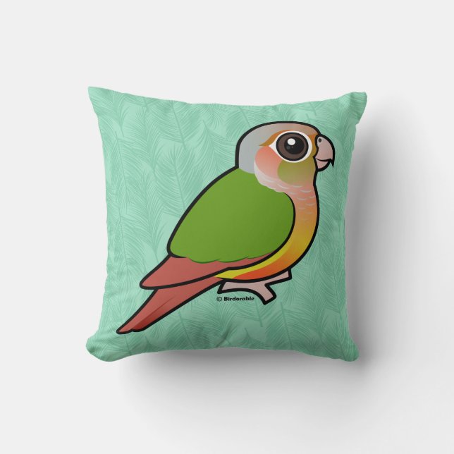 Coussin Ananas Conure Vert-cheeked de Birdorable (Recto)