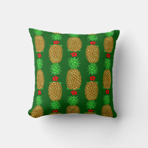 Coussin Ananas de Noël Tropical Noël chaud Noël Gre