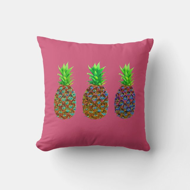 Coussin Ananas électrique (Recto)
