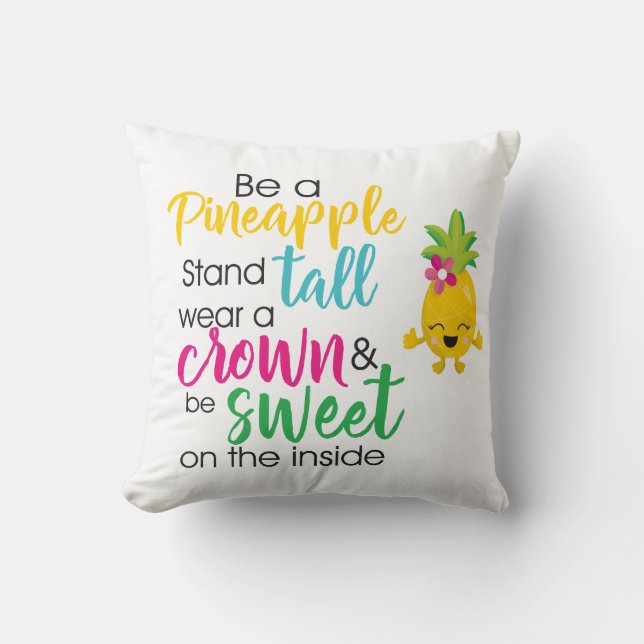 Coussin Ananas mignon (Recto)